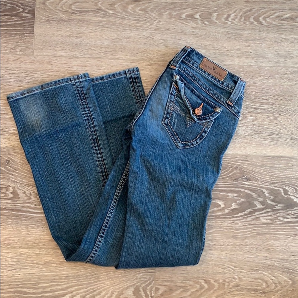 Boot cut denim jeans